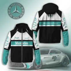 Premium  Men's Windbreaker Jacket MERCEDES-C695-0075633