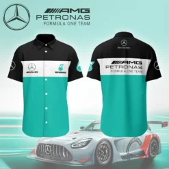 Premium  Men's Short Button Shirt MERCEDES-SP-BTS018643