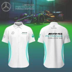 Premium  Men's Short Button Shirt MERCEDES-SP-BTS018636