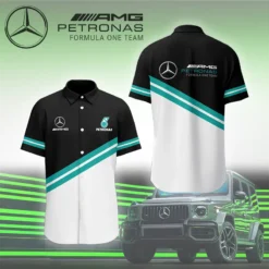 Premium  Men's Short Button Shirt MERCEDES-SP-BTS018641