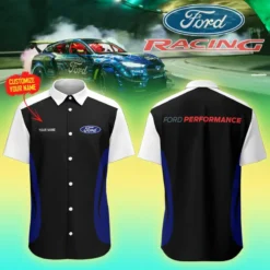 Premium  Customized Men's Short Button Shirt FORD-SP-BTS018658