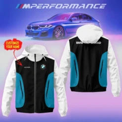 Premium  Customized Men's Windbreaker Jacket BMW-C695-0075612