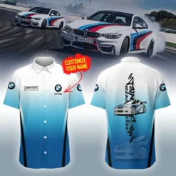 Premium  Customized Men's Short Button Shirt BMW-SP-BTS018540