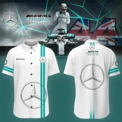 Premium  Men's Short Button Shirt MERCEDES-SP-BTS018633