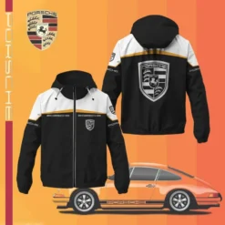 Premium  Men's Windbreaker Jacket PORSCHE-C695-0075706