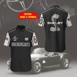 Premium  Customized Men's Short Button Shirt FORD-SP-BTS018666