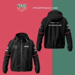Premium  Men's Windbreaker Jacket PORSCHE-C695-0075711