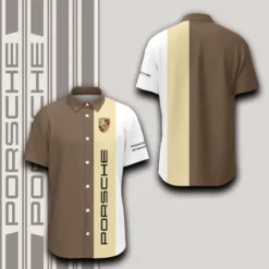 Premium  Men's Short Button Shirt PORSCHE-SP-BTS018567