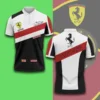 Premium  Men's Zip Polo Shirt FERRARI-TZPO-0075775
