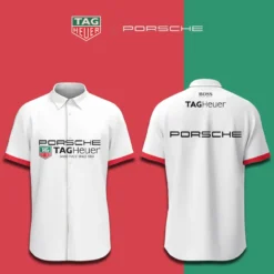 Premium  Men's Short Button Shirt PORSCHE-SP-BTS018566