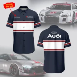 Premium  Customized Men's Short Button Shirt AUDI-SP-BTS018678