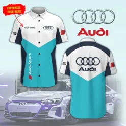 Premium  Customized Men's Short Button Shirt AUDI-SP-BTS018679