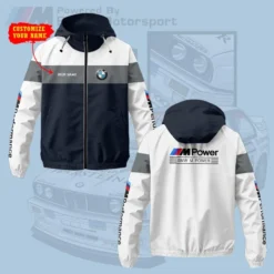 Premium  Customized Men's Windbreaker Jacket BMW-C695-0075599