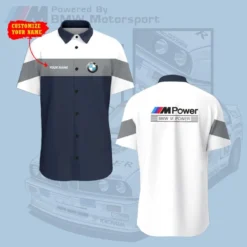 Premium  Customized Men's Short Button Shirt BMW-SP-BTS018550