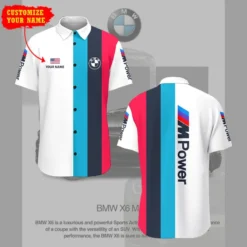 Premium  Customized Men's Short Button Shirt BMW-SP-BTS018546