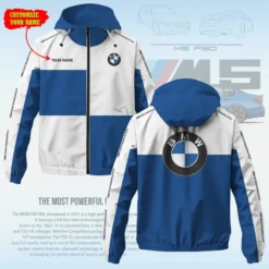 Premium  Customized Men's Windbreaker Jacket BMW-C695-0075604