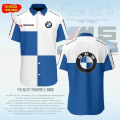 Premium  Customized Men's Short Button Shirt BMW-SP-BTS018545