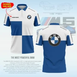 Premium  Customized Men's Zip Polo Shirt BMW-TZPO-087581853