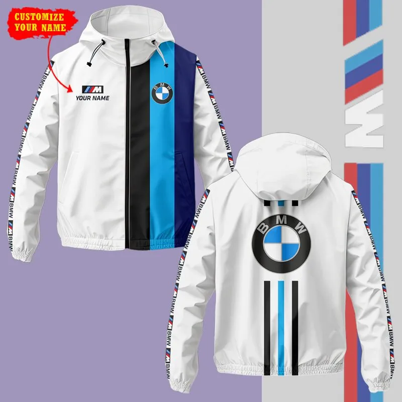 Premium Customized Men's Windbreaker Jacket BMW-C695-0075601