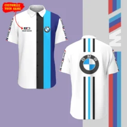 Premium  Customized Men's Short Button Shirt BMW-SP-BTS018548