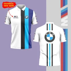 Premium  Customized Men's Zip Polo Shirt BMW-TZPO-087581851