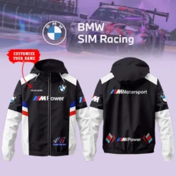 Premium  Customized Men's Windbreaker Jacket BMW-C695-0075587