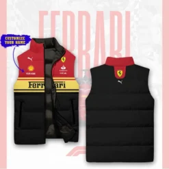 Premium  Customized FERRARI Sleeveless Down Jacket ETX-C290-0185032