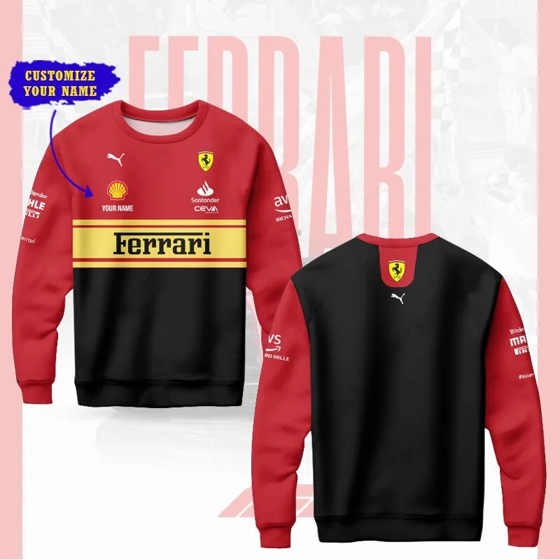 High Quality Customized Men's Sweatshirt FERRARI-WY-0075519