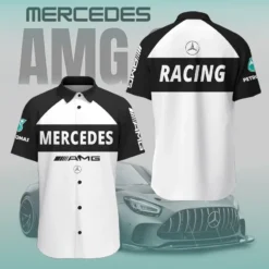 Premium  Men's Short Button Shirt MERCEDES-SP-BTS018629