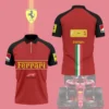 Premium  Men's Zip Polo Shirt FERRARI-TZPO-0075771