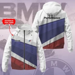 Premium  Customized Men's Windbreaker Jacket BMW-C695-0075598
