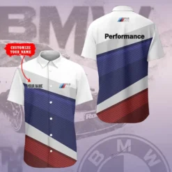 Premium  Customized Men's Short Button Shirt BMW-SP-BTS018558