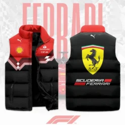 Premium  FERRARI Sleeveless Down Jacket ETX-C290-0185018
