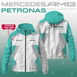 Premium  Customized Men's Windbreaker Jacket MERCEDES-C695-0075654