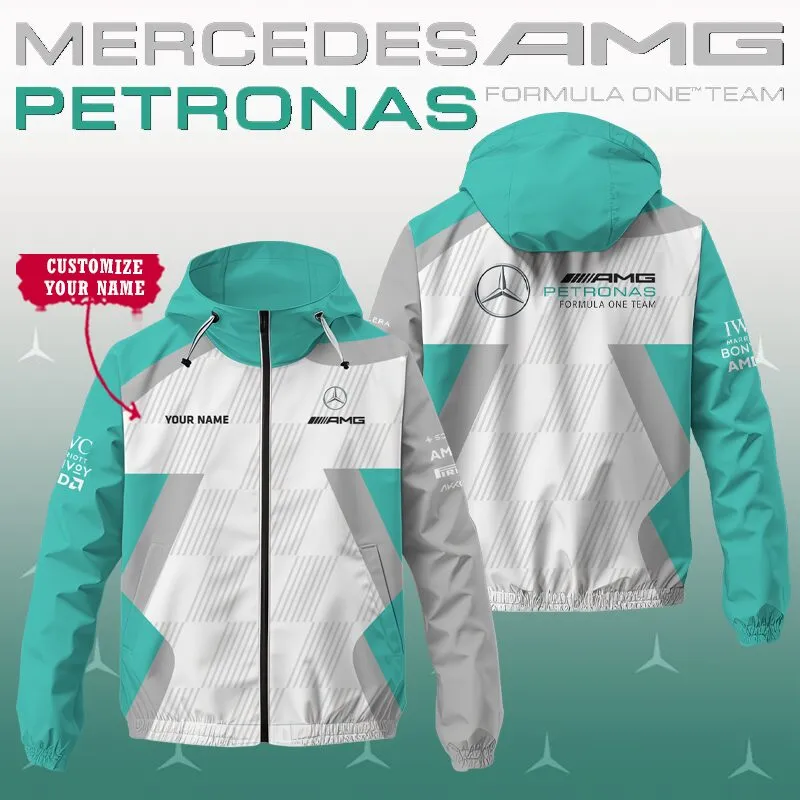 Premium Customized Men's Windbreaker Jacket MERCEDES-C695-0075654