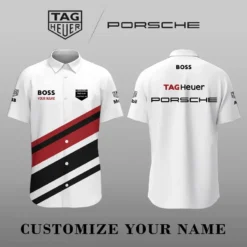 Premium  Men's Short Button Shirt PORSCHE-SP-BTS018572