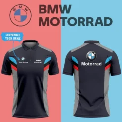 Premium  Customized Men's Zip Polo Shirt BMW-TZPO-087581844