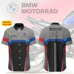 Premium  Customized Men's Short Button Shirt BMW-SP-BTS018556