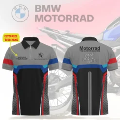 Premium  Customized Men's Zip Polo Shirt BMW-TZPO-087581842