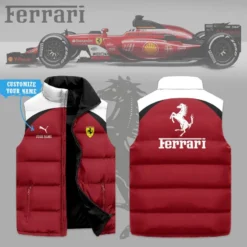 Premium  Customized FERRARI Sleeveless Down Jacket ETX-C290-0185041