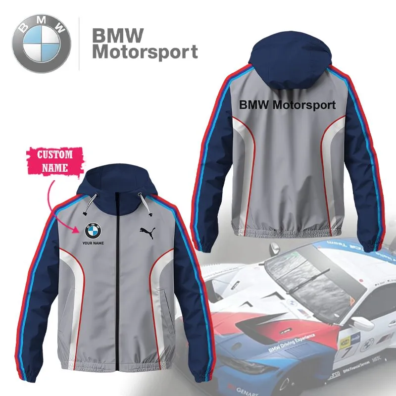 Premium Customized Men's Windbreaker Jacket BMW-C695-0075590