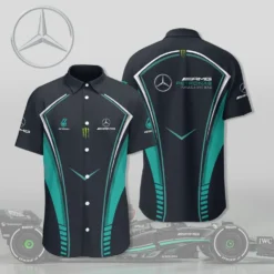 Premium  Men's Short Button Shirt MERCEDES-SP-BTS018635