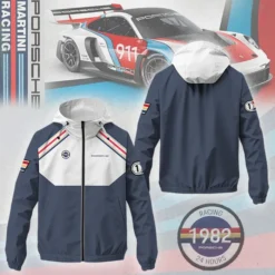 Premium  Men's Windbreaker Jacket PORSCHE-C695-0075703