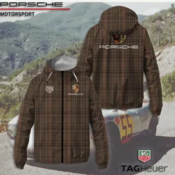 Premium  Men's Windbreaker Jacket PORSCHE-C695-0075716
