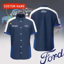 Premium  Customized Men's Short Button Shirt FORD-SP-BTS018651