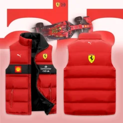 Premium  FERRARI Sleeveless Down Jacket ETX-C290-0185025