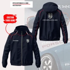 Premium  Customized Men's Windbreaker Jacket PORSCHE-C695-0075689