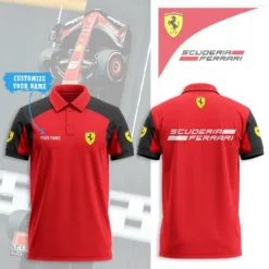 Premium  Customized Men's Polo Shirt FERRARI-PO-12510012