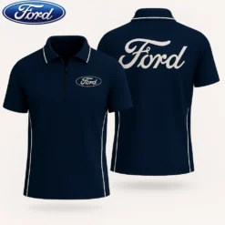 Premium  Men's Zip Polo Shirt FORD-TZPO-HFY01894111