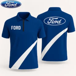Premium  Men's Zip Polo Shirt FORD-TZPO-HFY01894112